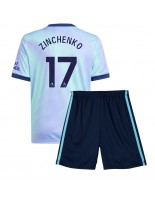 Arsenal Oleksandr Zinchenko #17 Alternativní dres pro děti 2024-25 Krátký Rukáv (+ trenýrky)